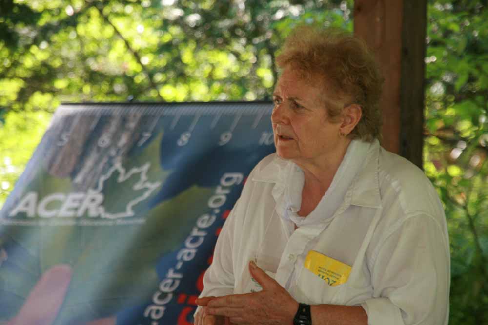 Alice Casselman at a training session in Georgetown, July 18, 2011