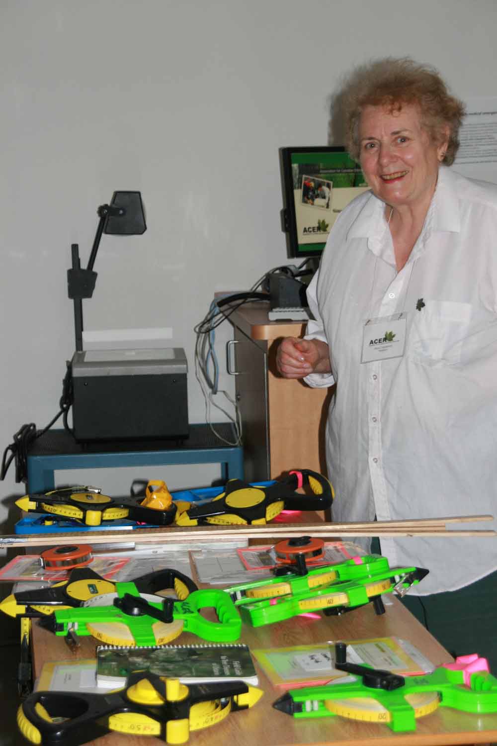 Alice Casselman at a training session with the OTF in Niagara College, Ontario, August 5, 2011